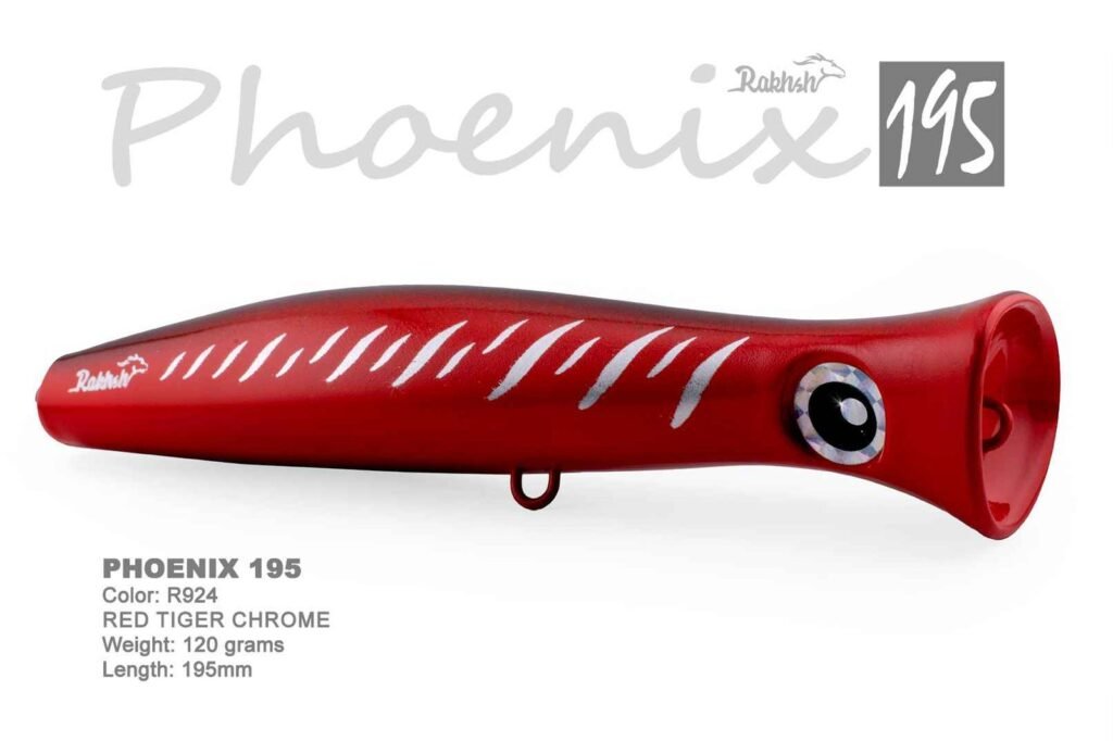 Rakhsh lure on the water